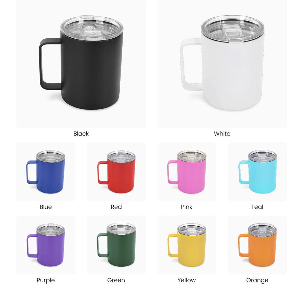 12oz Vacuum Insulated Double Wall Travel Mug