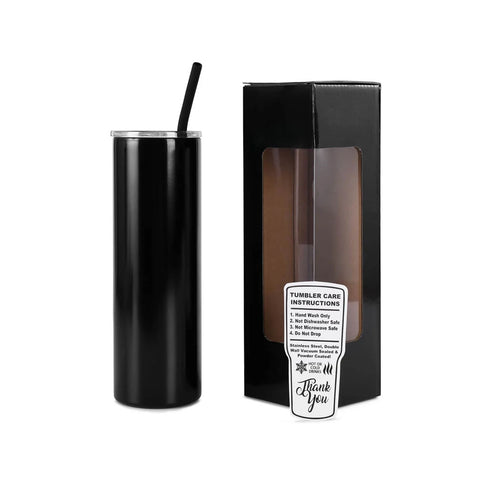 20oz Skinny Tumbler - Stainless Steel Engraving