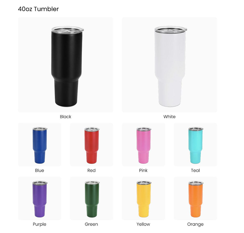 40oz Tumbler - Stainless Steel Engraving