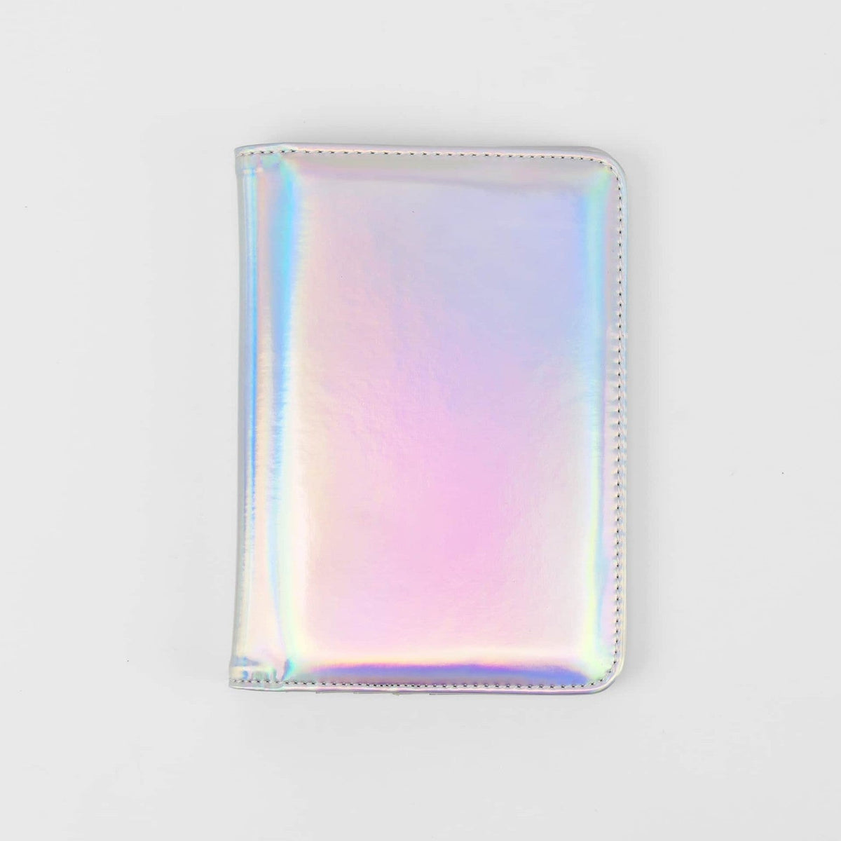 Custom engraved passport wallet color and personalization example