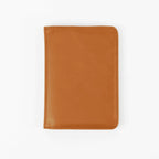 Custom engraved passport wallet color and personalization example