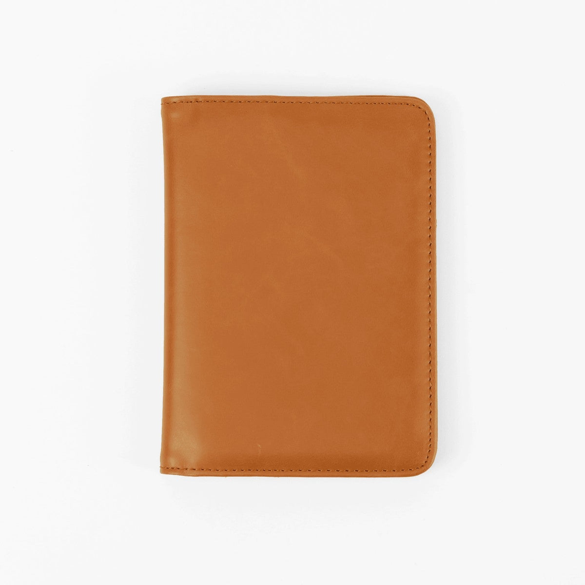 Custom engraved passport wallet color and personalization example