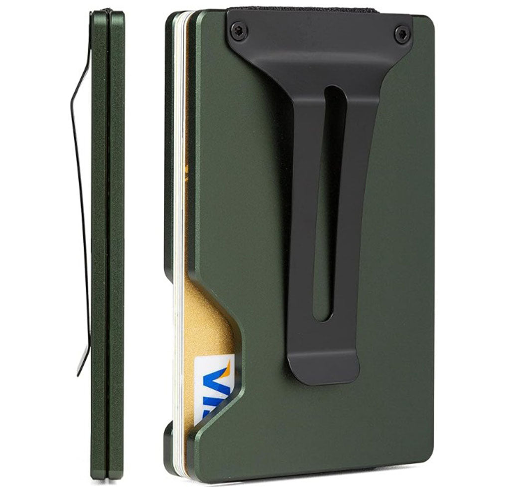 Matte Green customizable wallet — MJS Solution LLC