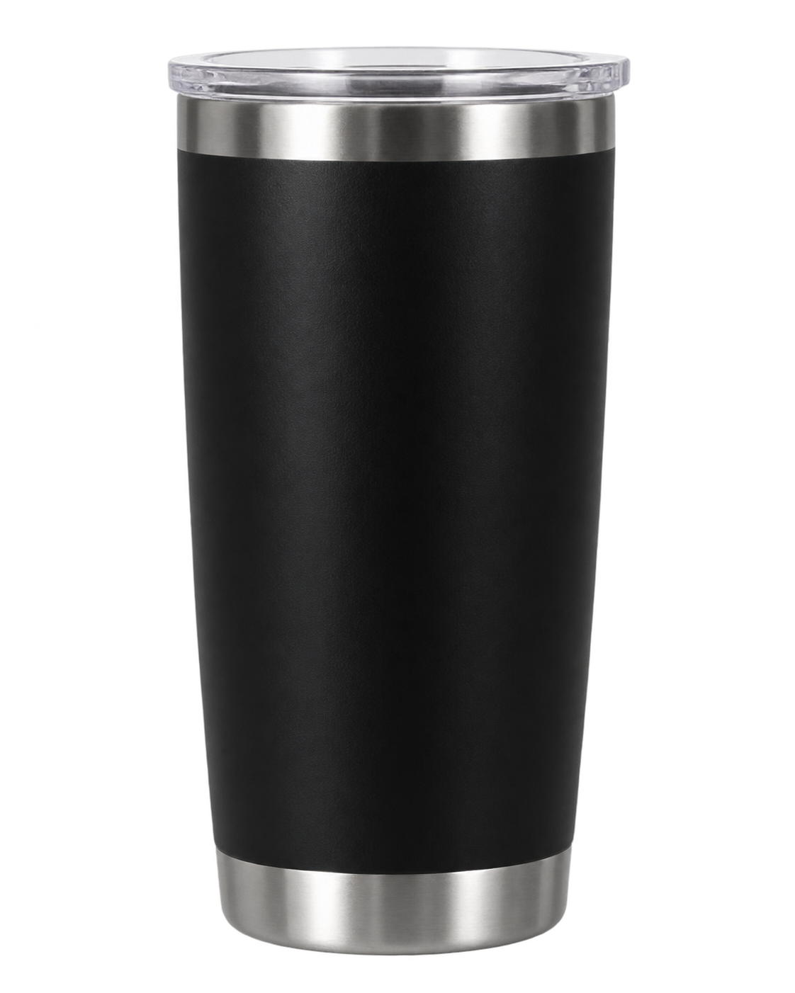 Black 20 oz tumbler for custom laser engraving