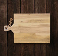Acacia Cutting Board with Handle and Rope