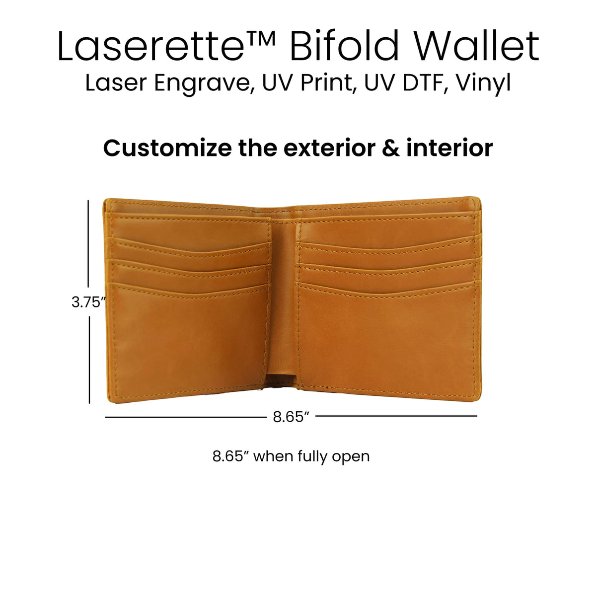 Laserette® Wallet — product photo from MJS Solution LLC