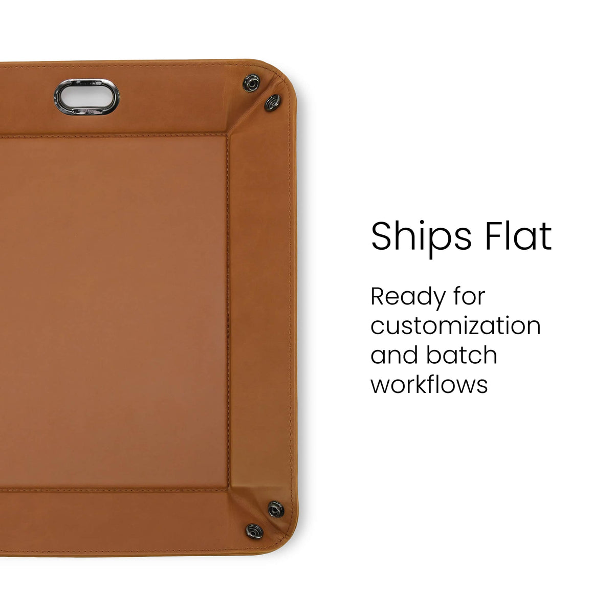 Leatherette Valet Tray — product photo from MJS Solution LLC