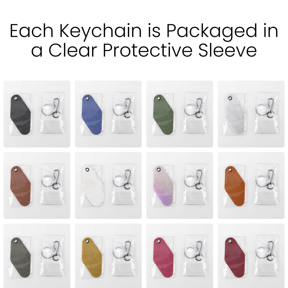 Laserette® Motel Keychain — product photo from MJS Solution LLC