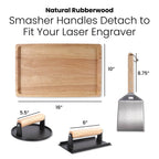 Wood Smash Burger Set — product photo from MJS Solution LLC