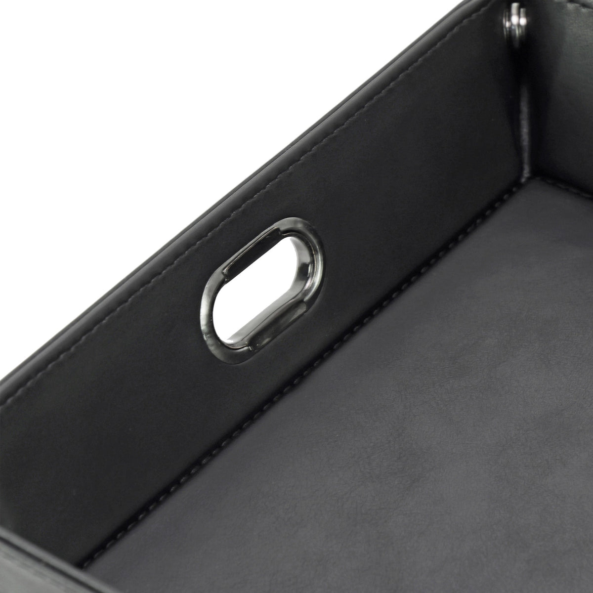 Leatherette Valet Tray — product photo from MJS Solution LLC