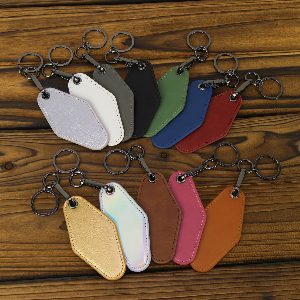 Laserette® Motel Keychain — product photo from MJS Solution LLC