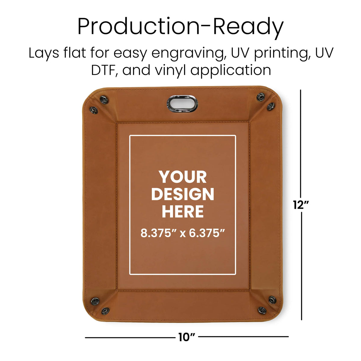 Leatherette Valet Tray — product photo from MJS Solution LLC
