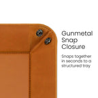 Leatherette Valet Tray — product photo from MJS Solution LLC