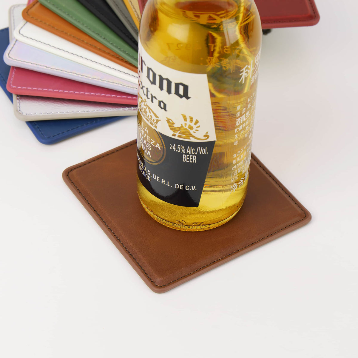Laserette® Bottle Opener Coaster — product photo from MJS Solution LLC
