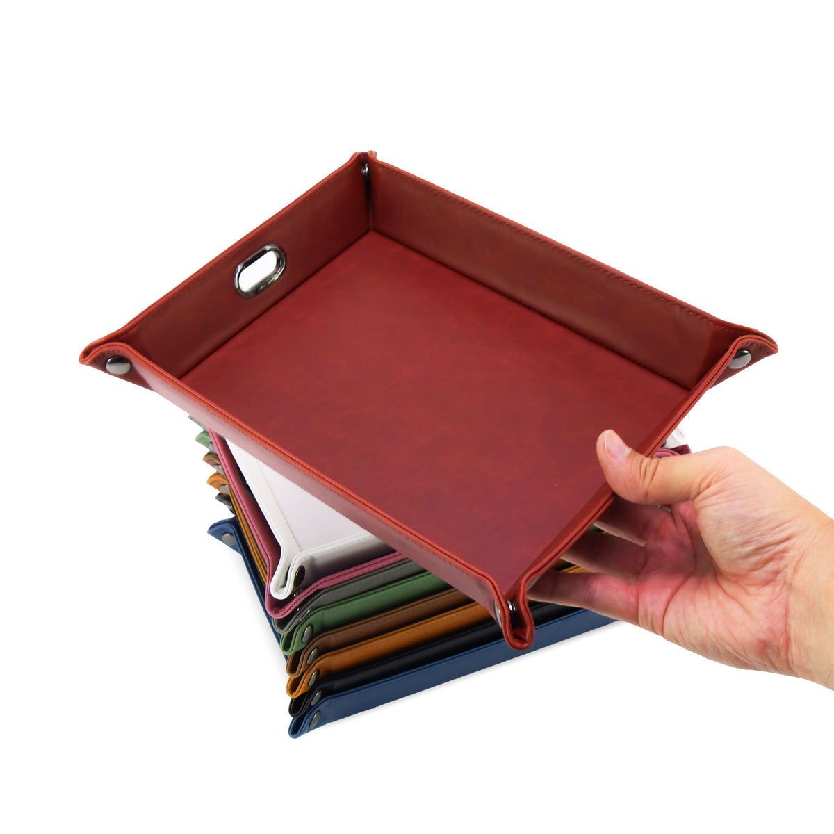 Leatherette Valet Tray — product photo from MJS Solution LLC